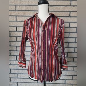 Stretchable Button Down Shirt Size Small Apt.9